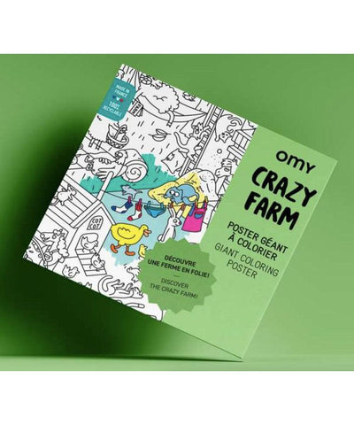 OMY Sticker poster Crazy Farm