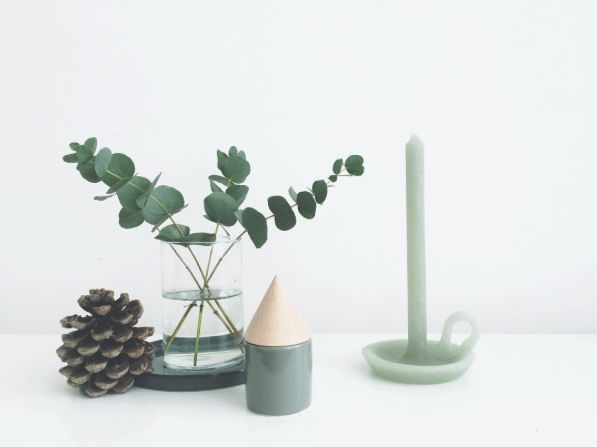 Ontwerpduo Tallow Candle Green Velvet