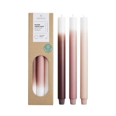 Original Home Gradient Candles Dusty Rose