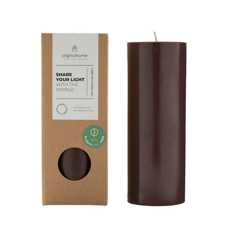 Original Home Pillar Candle Dark Grape