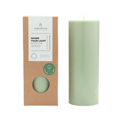 Original Home Pillar Candle Green