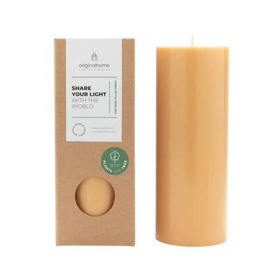 Original Home Pillar Candle Yellow