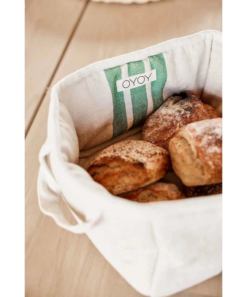 OYOY Linu Bread Basket Green