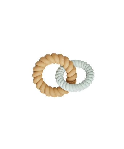 OYOY Mellow Teether Pale Mint/ Light Rubber