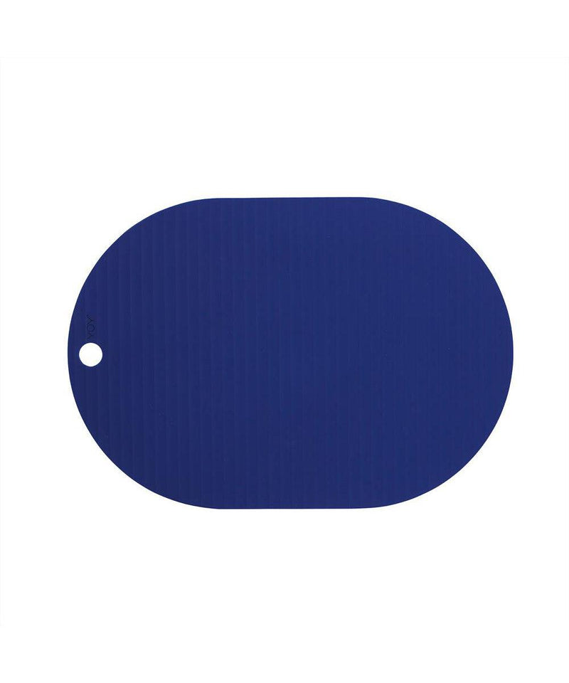 OYOY Silicone Placemat Ribbo (2pc) Optic Blue