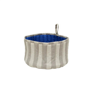 OYOY Toppu Bread Basket Clay/Optic Blue