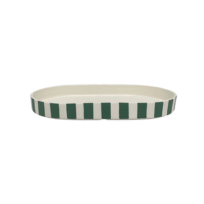 OYOY Toppu Oval Tray Green