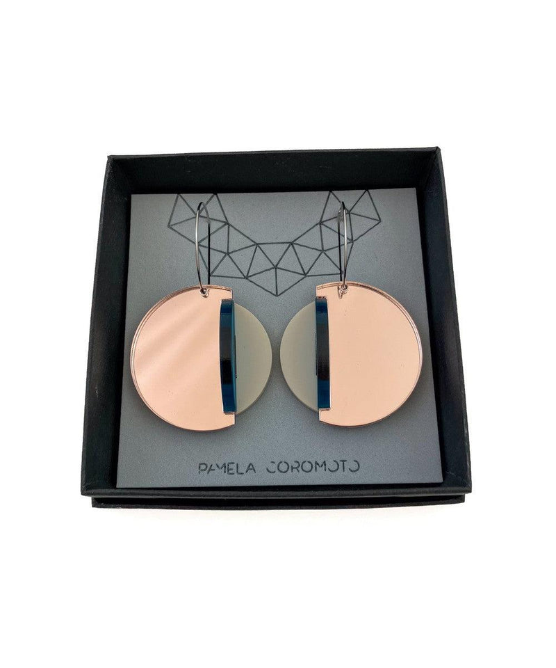 Pamela Coromoto Dexel Vivid Palette Earrings Rose Gold