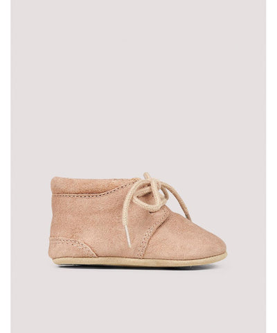 Petit Nord Crib Shoe Dusty Rose Suede