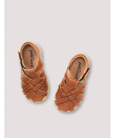 Petit Nord Diamond Starter Sandal Cognac