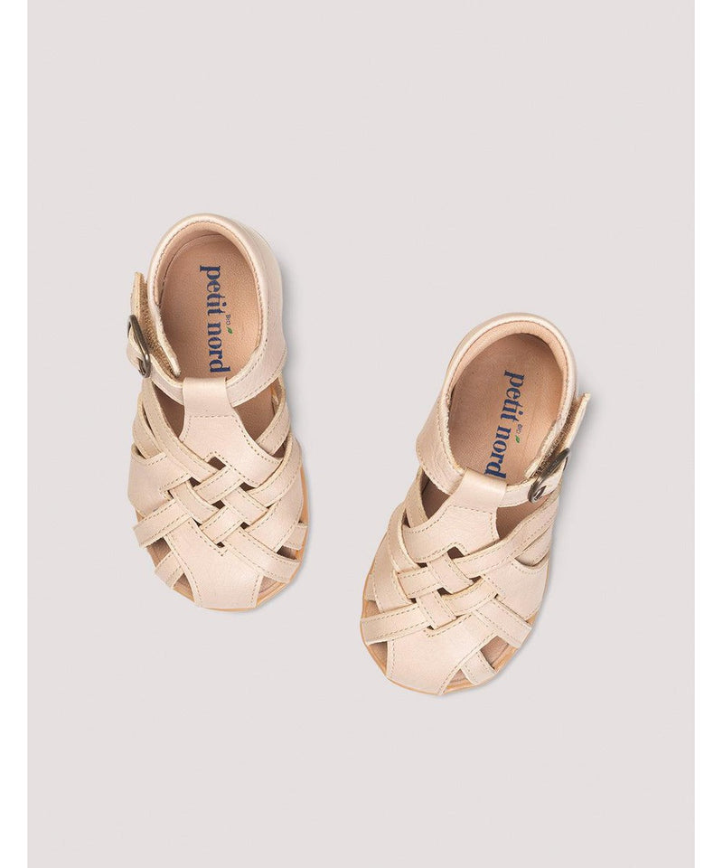 Petit Nord Diamond Starter Sandal Cream