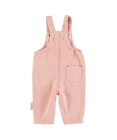 Piupiuchick Baby Dungarees Washed Light pink