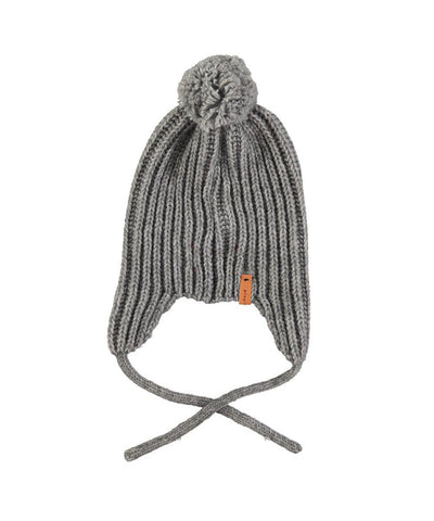 Piupiuchick Baby Knitted Bonnet Grey