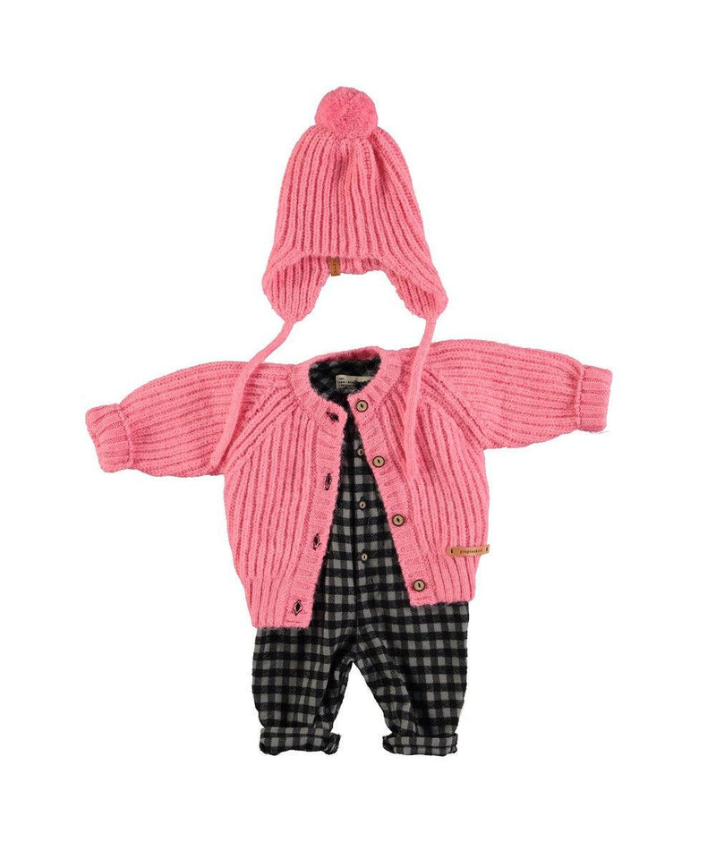 Piupiuchick Baby Knitted Cardigan Pink