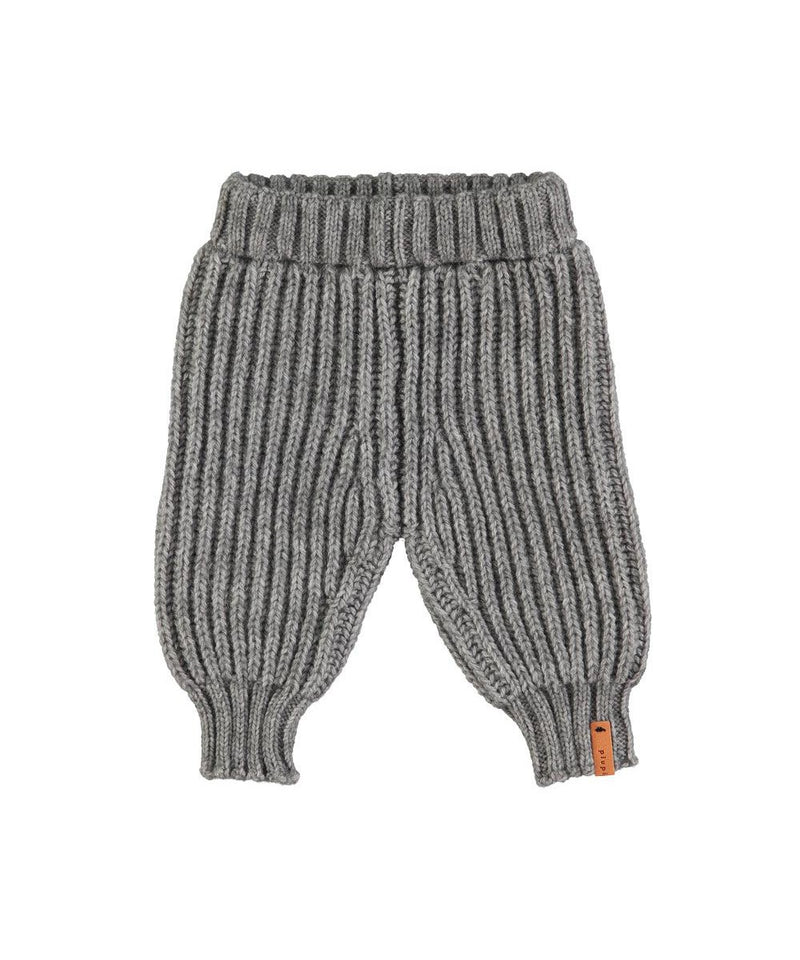 Piupiuchick Baby Knitted Leggins Grey