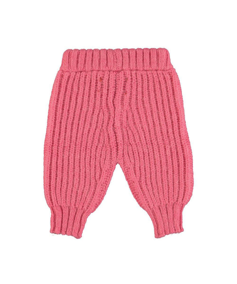 Piupiuchick Baby Knitted Leggins Pink