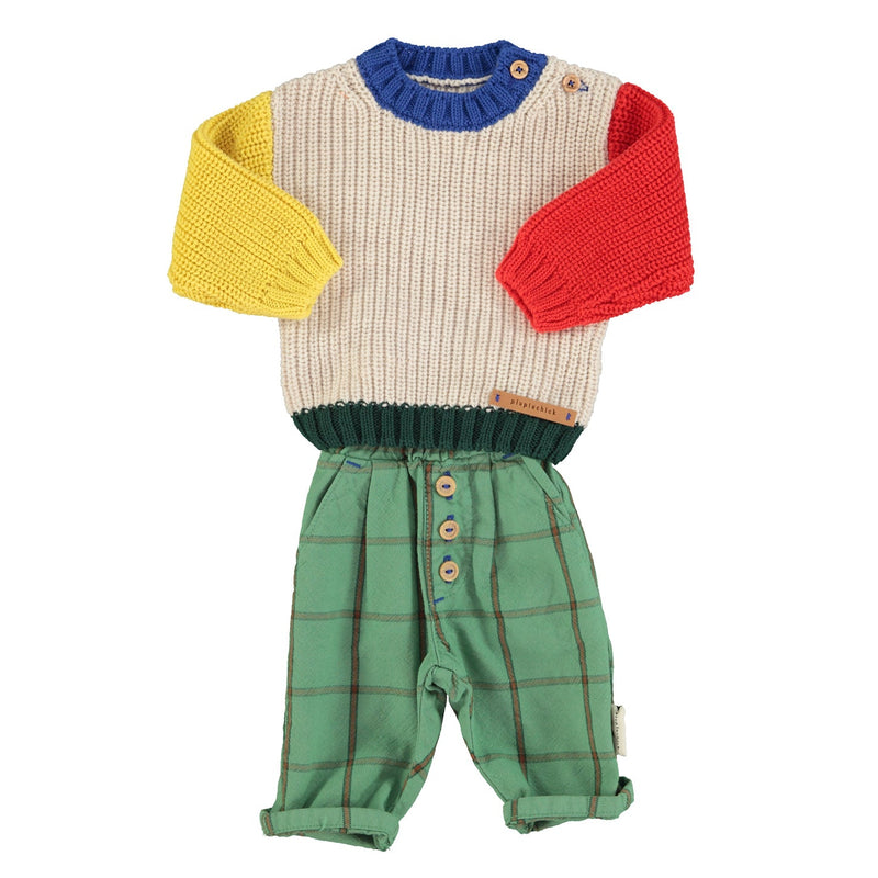 Piupiuchick Baby Knitted Sweater Multicolor