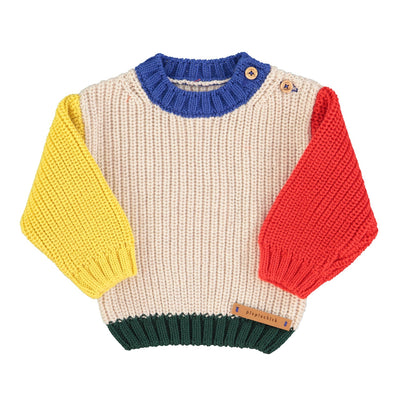 Piupiuchick Baby Knitted Sweater Multicolor