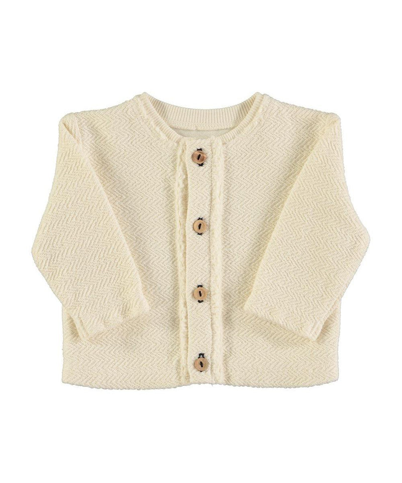 Piupiuchick Baby Newborn Cardigan Ecru