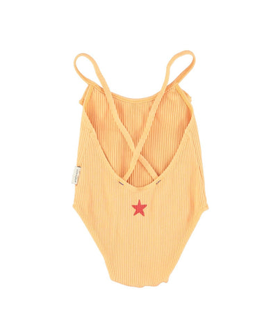 Piupiuchick Baby Swimsuit with Ruffles Apple