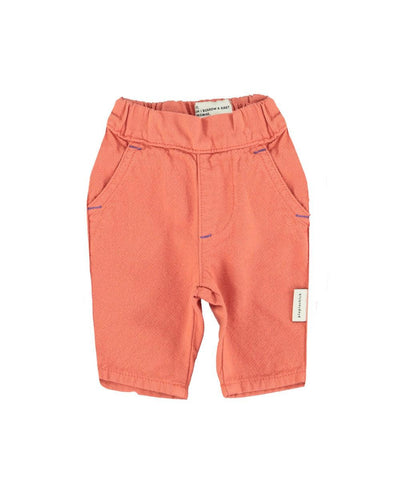 Piupiuchick Baby Trousers Terracotta