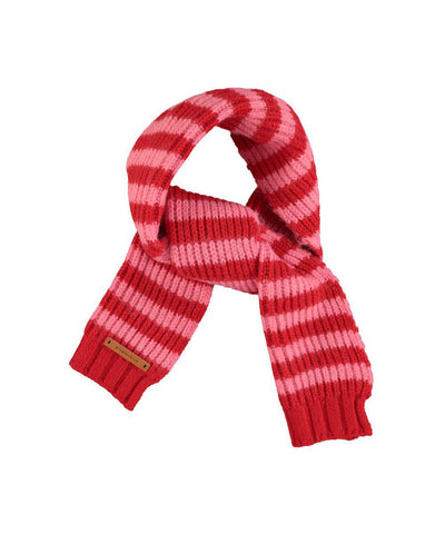 Piupiuchick Knitted Scarf Red & Pink