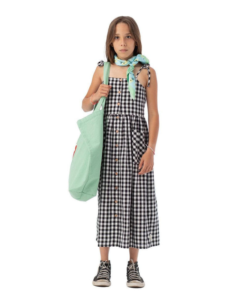 Piupiuchick Long Dress Checkered