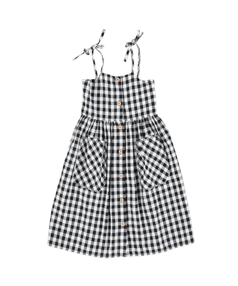 Piupiuchick Long Dress Checkered