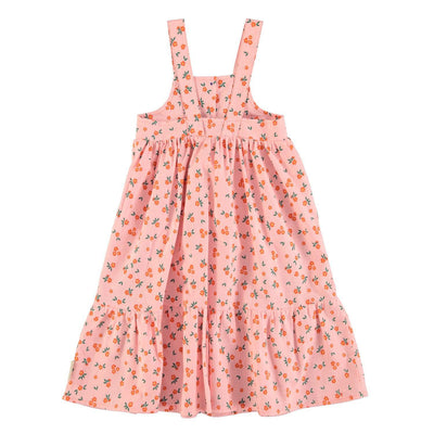 Piupiuchick Long Layered Dress Pink Flowers