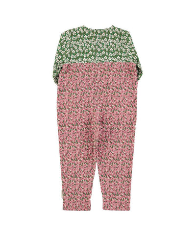 Piupiuchick Longsleeve Jumpsuit Multicolor Patchwork