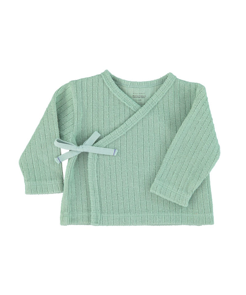 Piupiuchick Newborn Cardigan Green