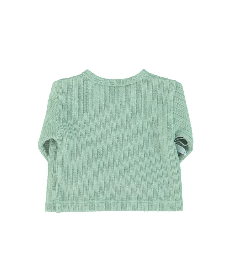 Piupiuchick Newborn Cardigan Green