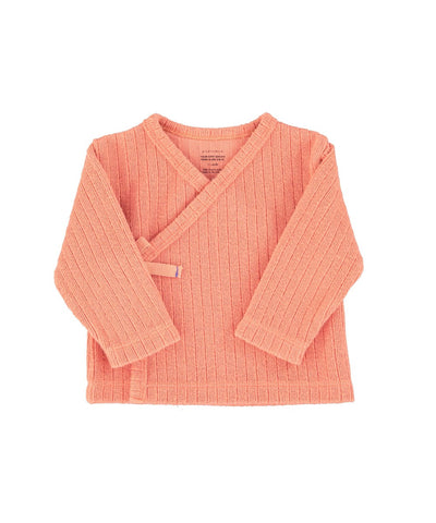 Piupiuchick Newborn Cardigan Terracotta