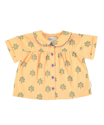 Piupiuchick Peter Pan Collar Shirt Peach