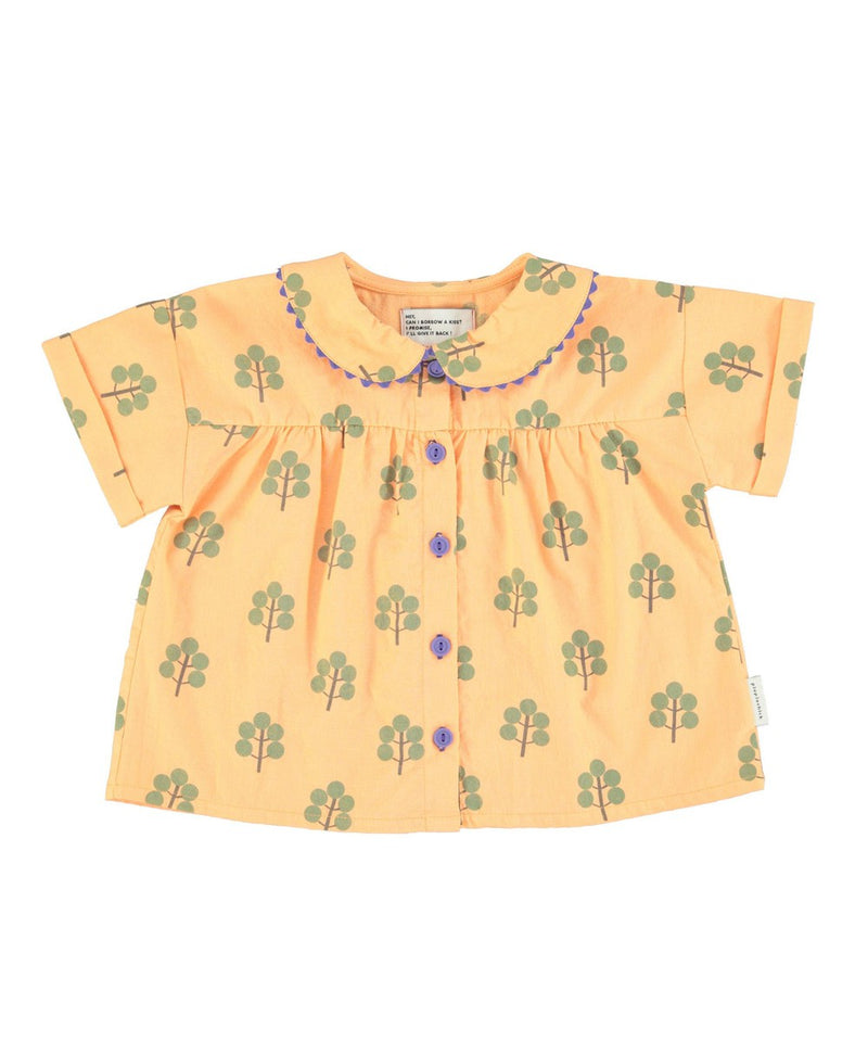 Piupiuchick Peter Pan Collar Shirt Peach