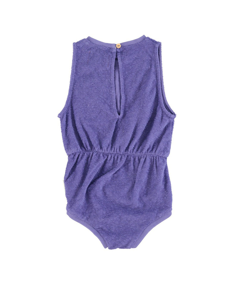 Piupiuchick Playsuit Purple with Lips