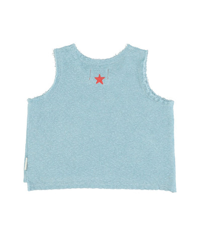 Piupiuchick Sleeveless T-shirt Blue '32 degrees'