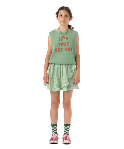 Piupiuchick Sleeveless Top Green 'hot hot'