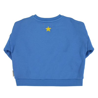 Piupiuchick Sweatshirt Blue With Fantastic Print