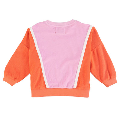 Piupiuchick Sweatshirt Orange & Lavender