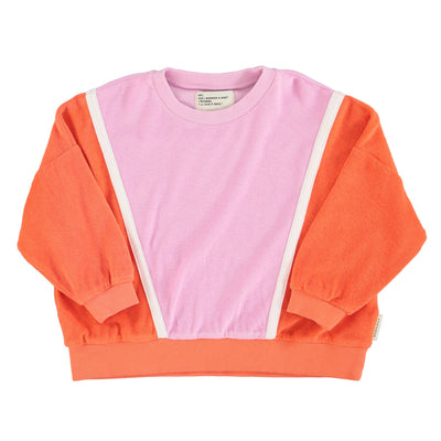 Piupiuchick Sweatshirt Orange & Lavender