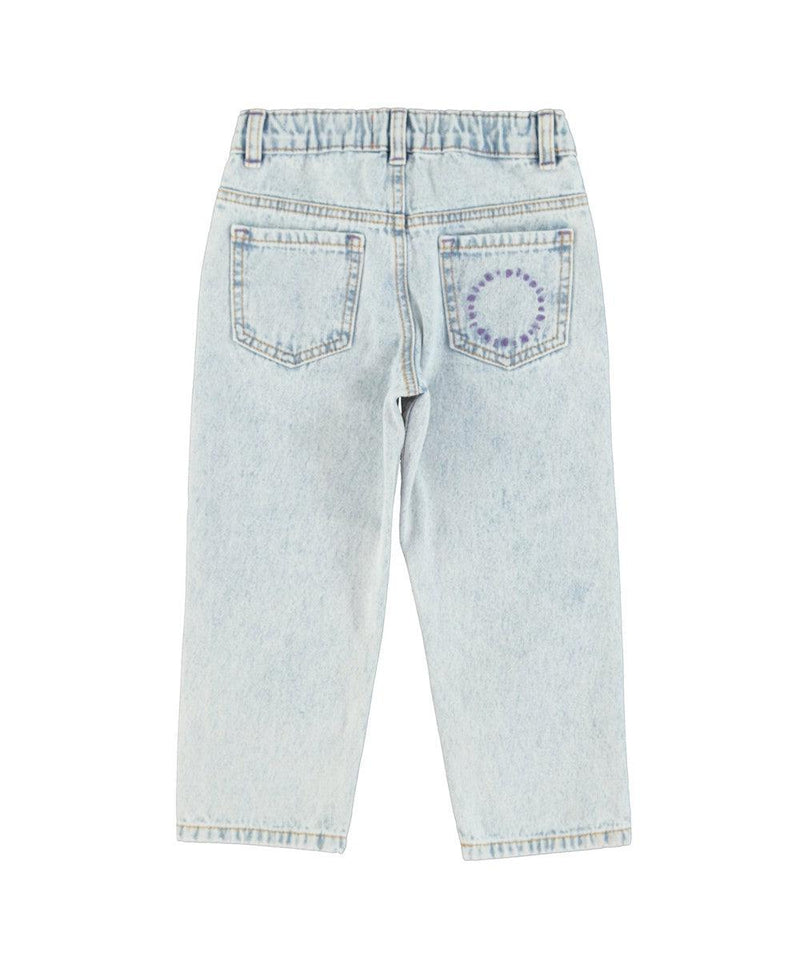 Piupiuchick Unisex Trousers Washed Blue Denim