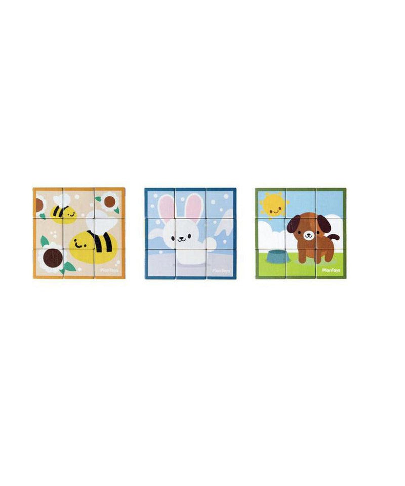 Plantoys Puzzel Blokken Dieren