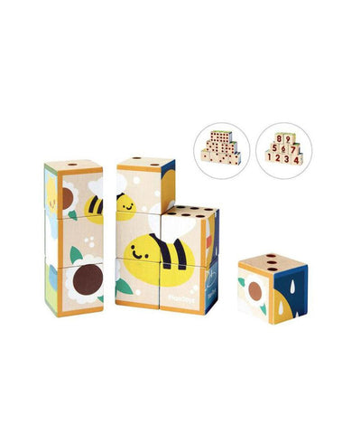 Plantoys Puzzel Blokken Dieren