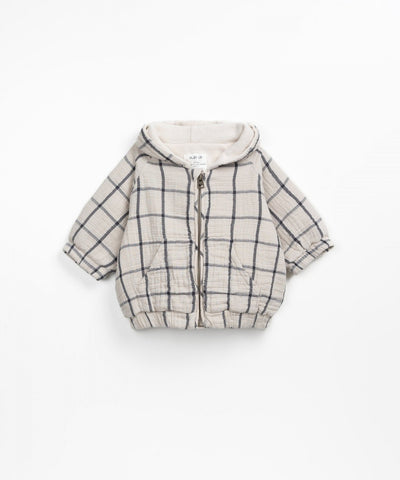 Play Up Baby Checked Woven Cardigan So-So