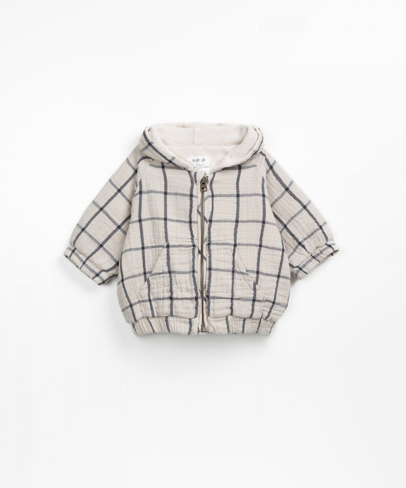 Play Up Baby Checked Woven Cardigan So-So