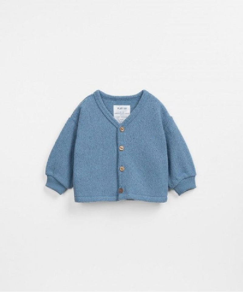 Play Up Baby Jersey Cardigan Whale