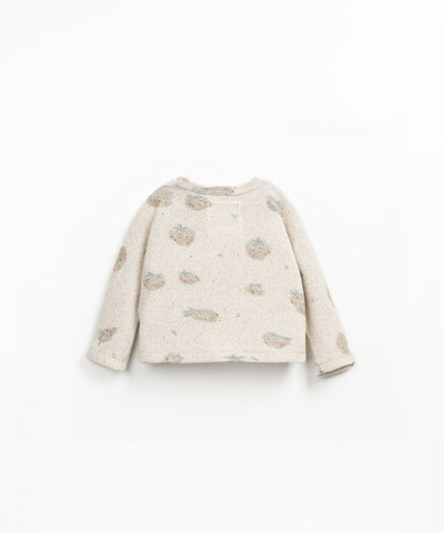 Play Up Baby Printed Jersey Sweater Grés Morangos