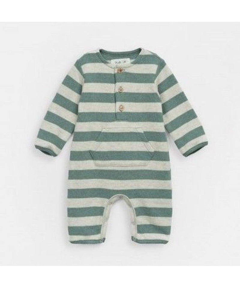 Play Up Baby Striped Flamé Jersey Jumpsuit Minho Melange