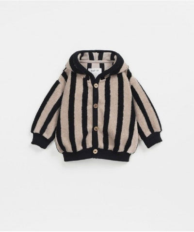 Play Up Baby Striped Plush Jacket Penguin